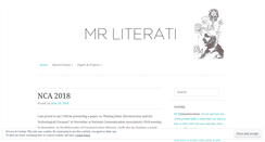 Desktop Screenshot of mrliterati.com